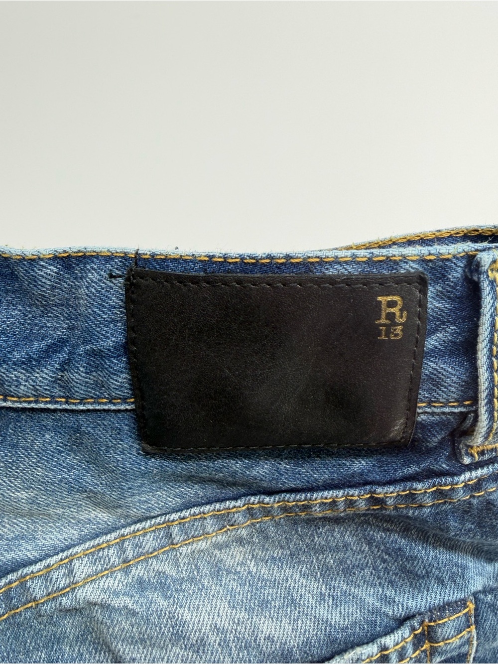 R13 Romeo Double Classic Jeans - 29 waist SEE SIZING - Picture 3 of 6
